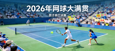 2026年网球大满贯赛事比赛场景